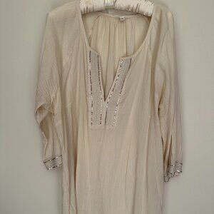 Athleta Beaded Gauzy Tunic